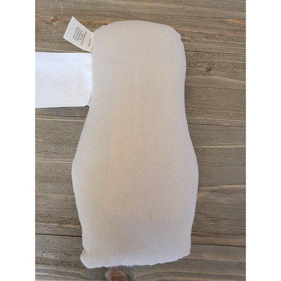 Sugarboo & Co. Embroidered Funky Hippo Pillow 10×6 Boutique Linen Folk Art Whims - Picture 6 of 9